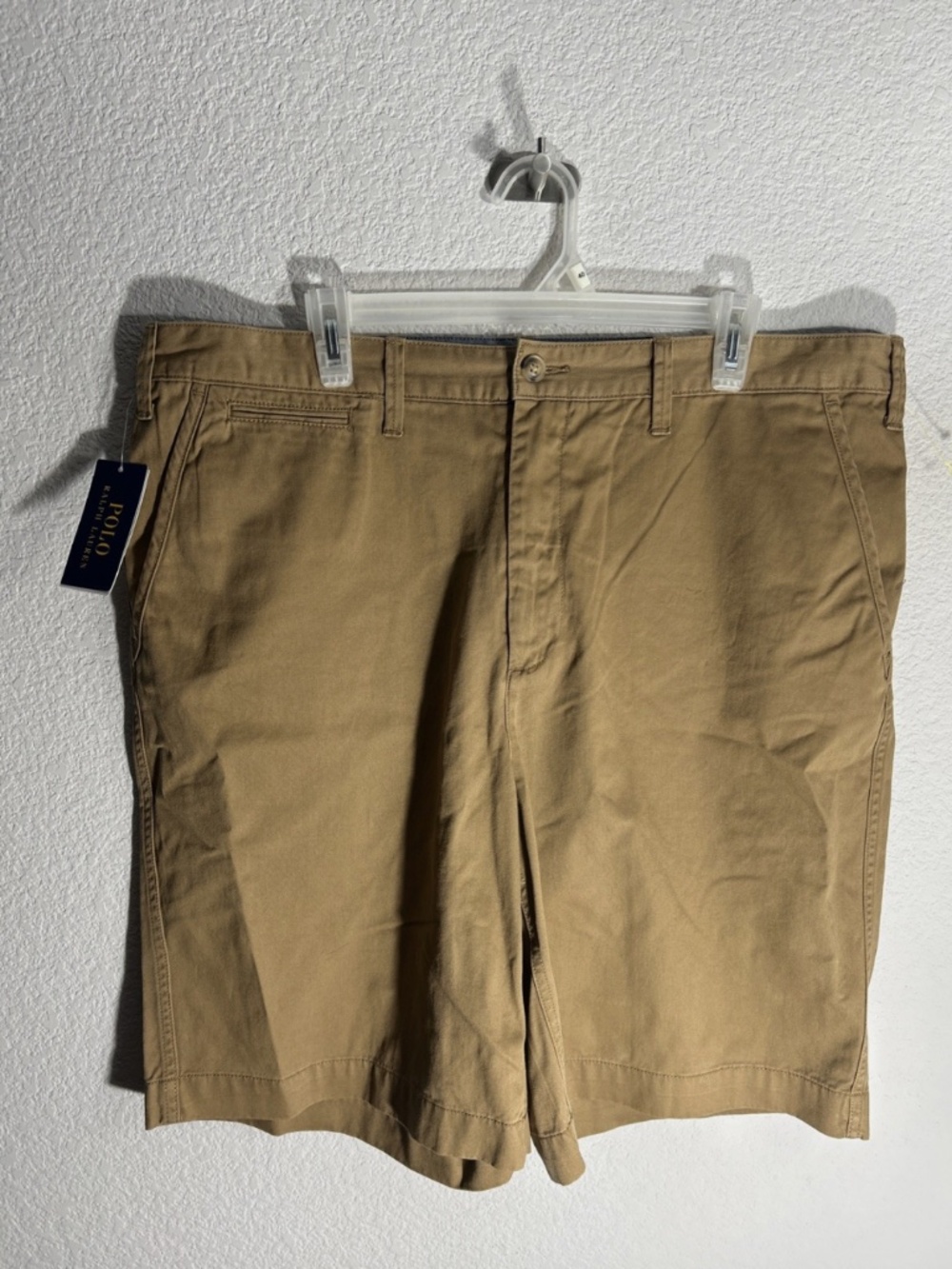 Polo by Ralph Lauren Tan Flat Front Men’s Shorts